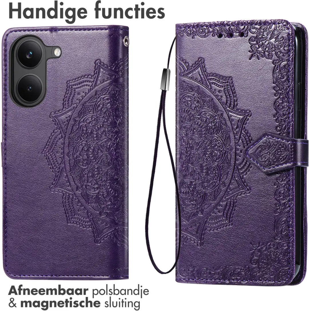 Imoshion Hoesje Xiaomi Poco X8 Pro - 3 Pasjes - Paars