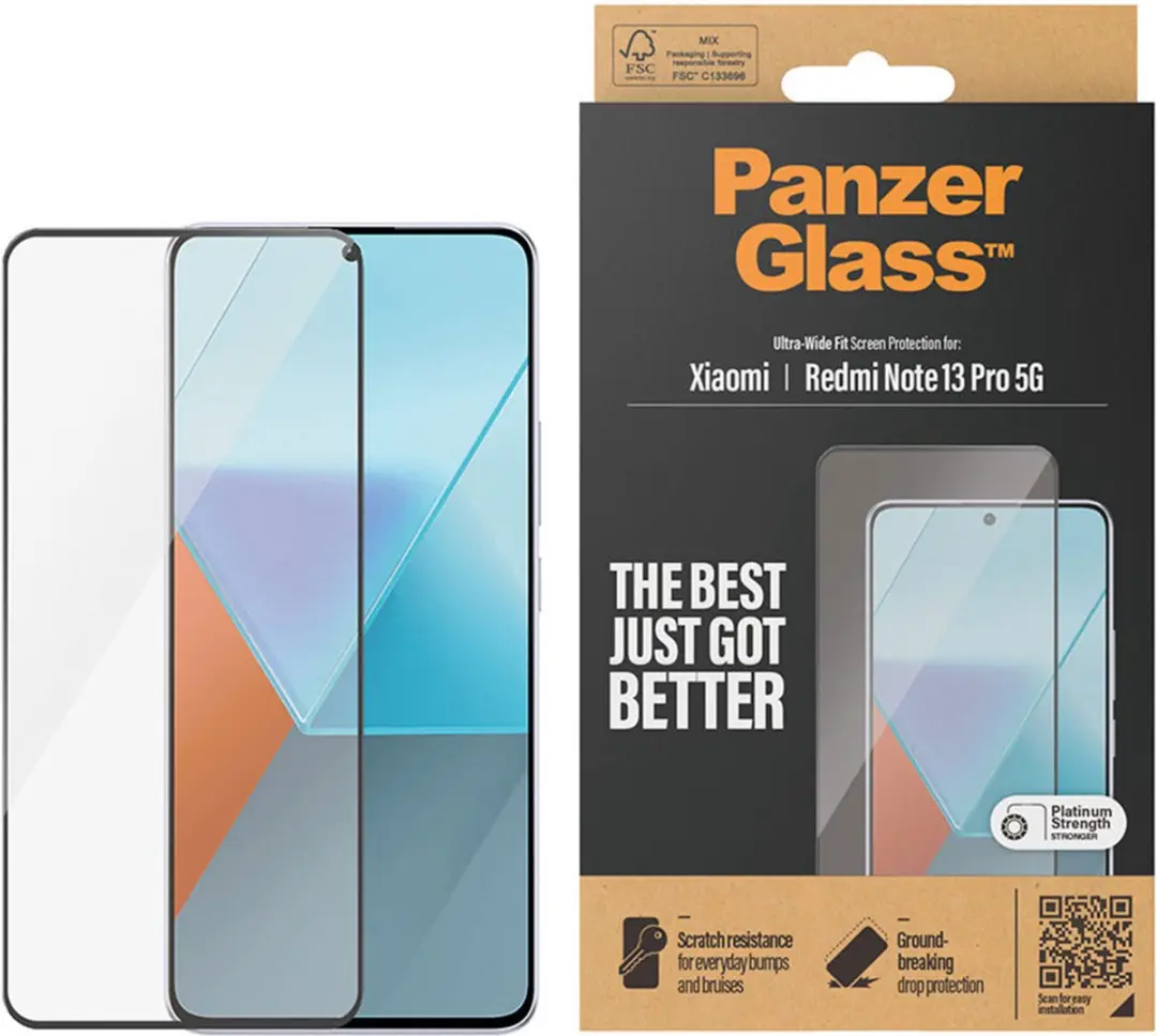 PanzerGlass Ultra-Wide Anti-Bacterieel Schermbeschermer 8071
