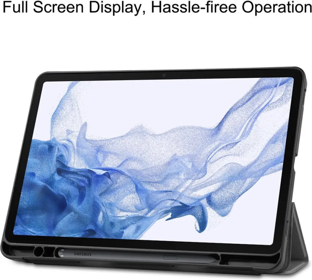 Just in Case Samsung Galaxy Tab S8 Smart Tri-Fold Case - Grijs
