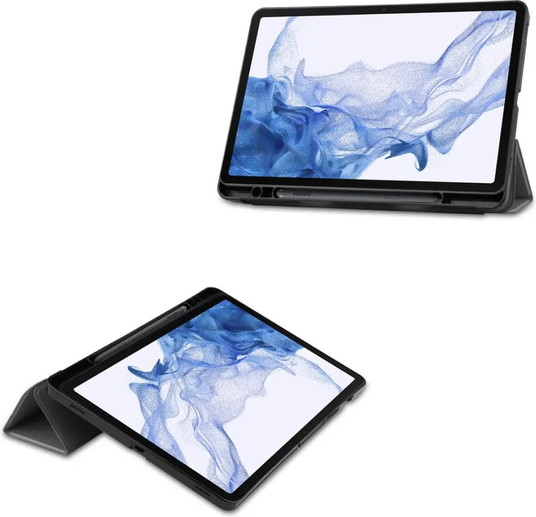 Just in Case Samsung Galaxy Tab S8 Smart Tri-Fold Case - Grijs