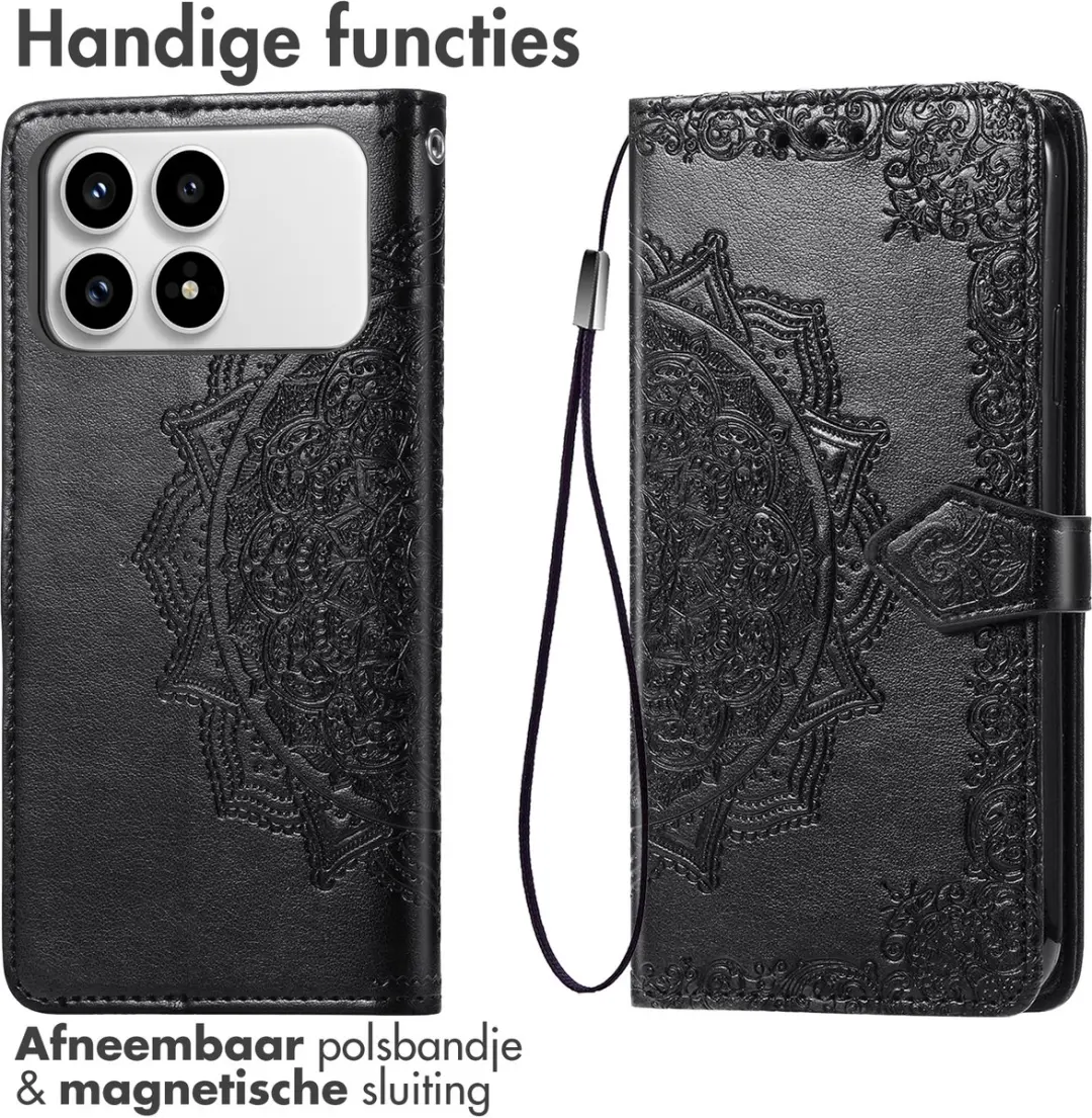 Imoshion Hoesje Xiaomi Poco F8 Pro - 3 Pasjes - Zwart