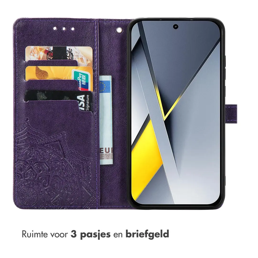 Imoshion Hoesje Xiaomi Poco F8 Pro - 3 Pasjes - Paars