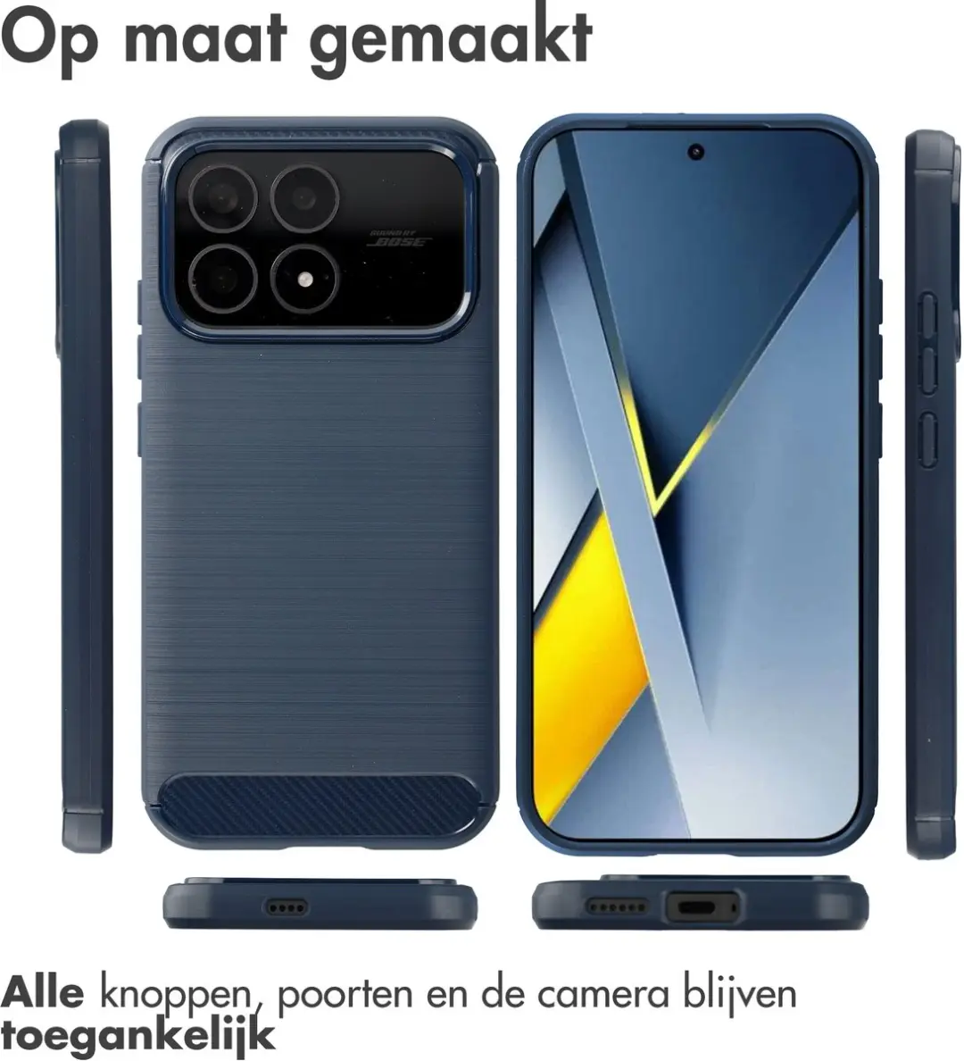Imoshion Hoesje Xiaomi Poco F8 Pro - Donkerblauw