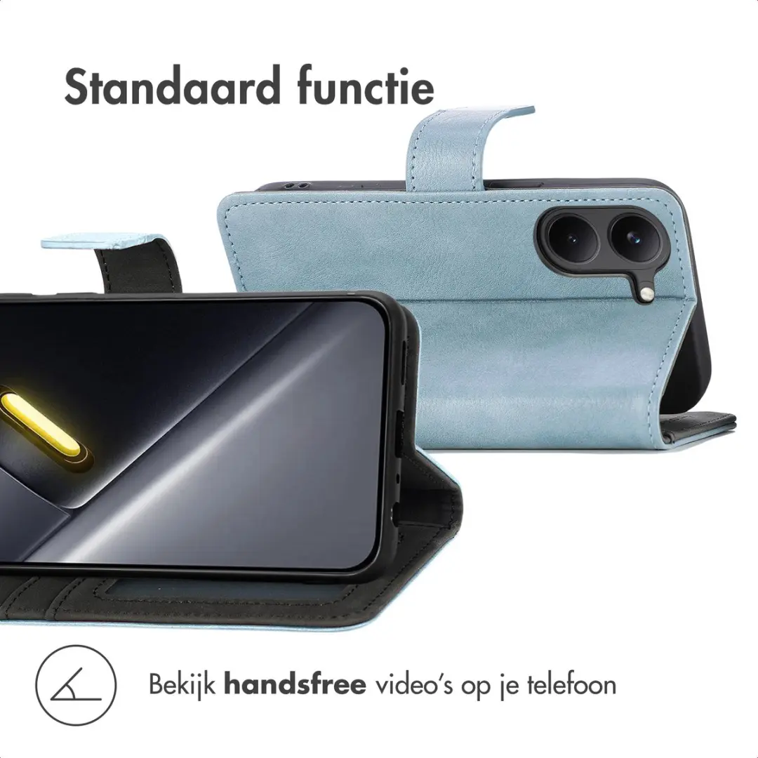 Imoshion Hoesje Xiaomi Poco X8 Pro Lichtblauw - 3 Pasjes