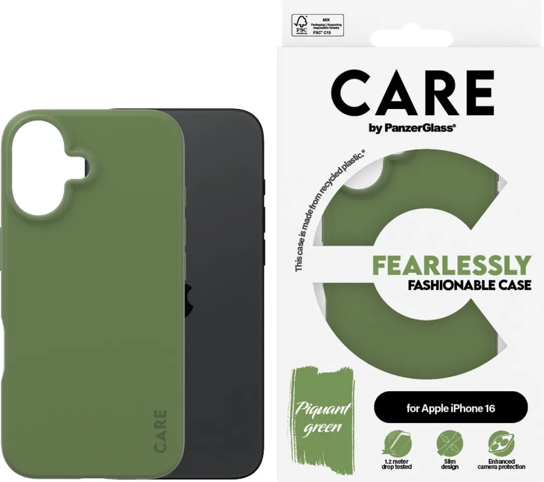 PanzerGlass CARE iPhone 15 Hoes - Groen - afbeelding 3 van 4