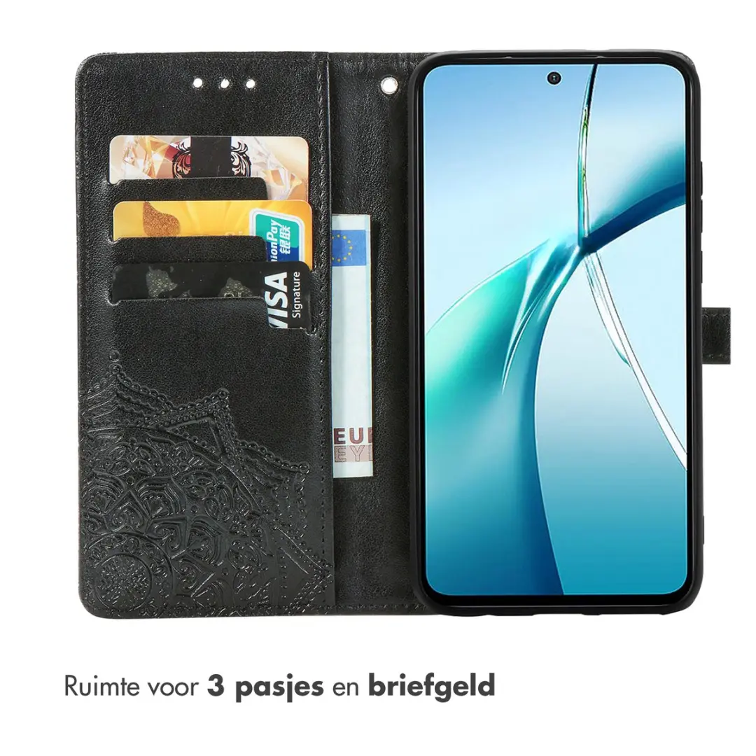 Imoshion Hoesje Xiaomi Poco X8 Pro - 3 Pasjes - Zwart