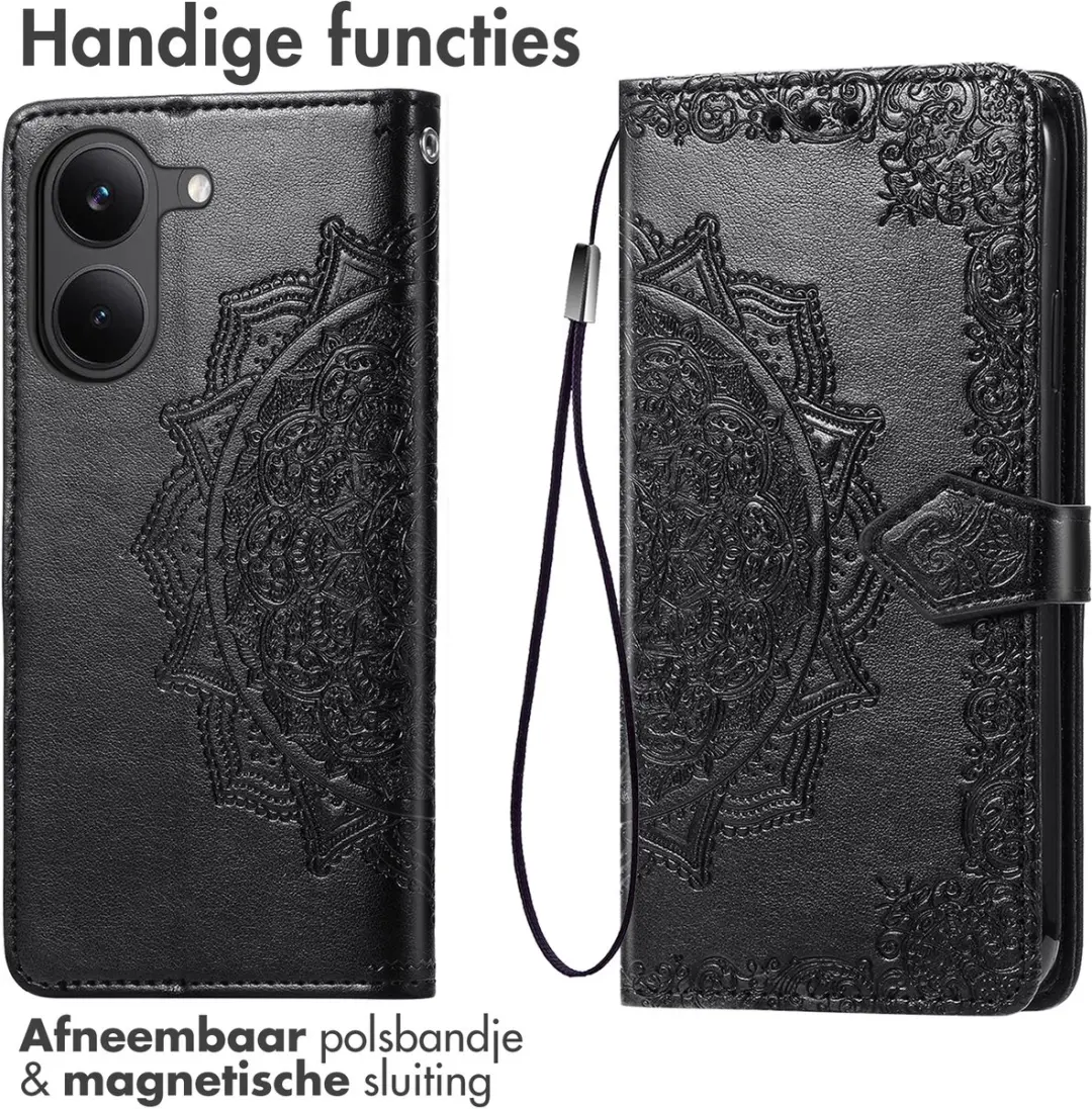 Imoshion Hoesje Xiaomi Poco X8 Pro - 3 Pasjes - Zwart