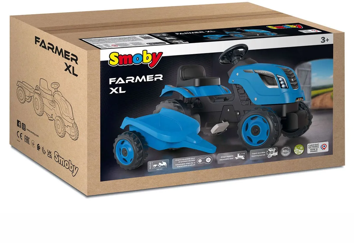 Smoby Tractor Aanhangwagen 7600710129