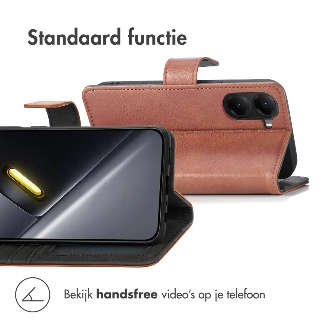 Imoshion Hoesje Xiaomi Poco X8 Pro - 3 Pasjes - Bruin
