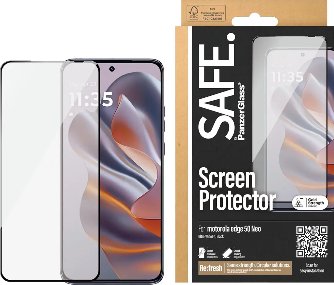 PanzerGlass SAFE. S95985 Schermbeschermer - Motorola Edge 50/60 - afbeelding 3 van 4