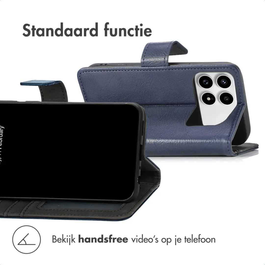 Imoshion Hoesje Xiaomi Poco F8 Pro 3 Pasjes - Donkerblauw
