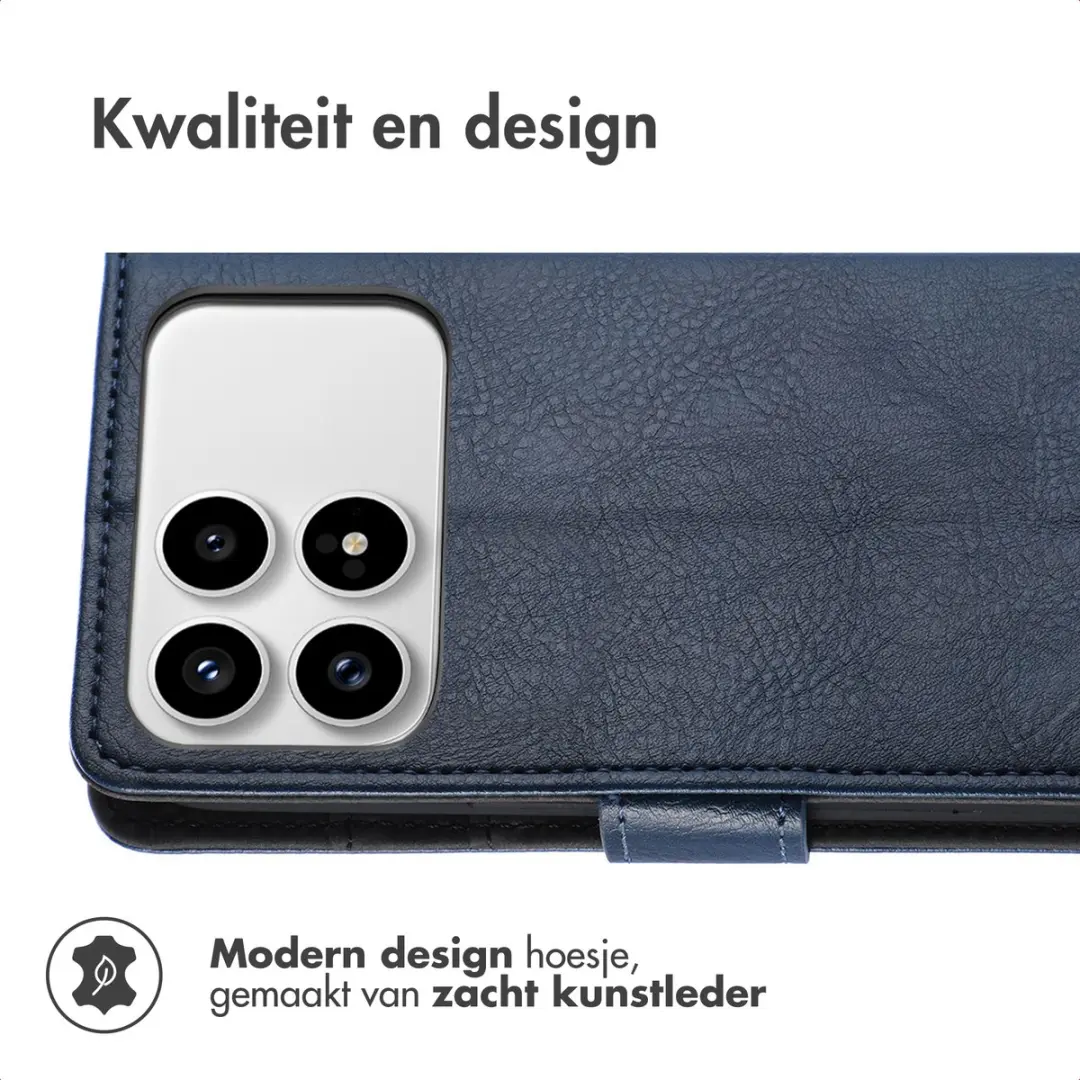 Imoshion Hoesje Xiaomi Poco F8 Pro 3 Pasjes - Donkerblauw