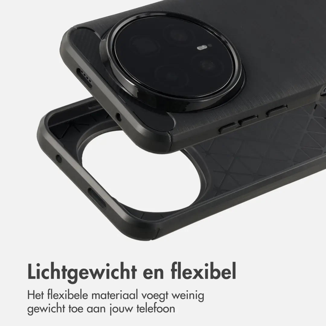 Imoshion Hoesje Honor Magic8 Pro Brushed Backcover - Zwart