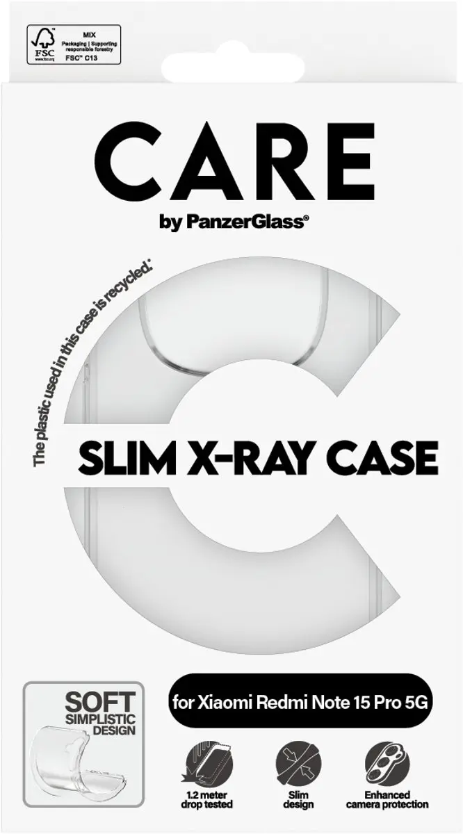 PanzerGlass X-Ray Case Xiaomi Redmi Note 15 Pro 5G