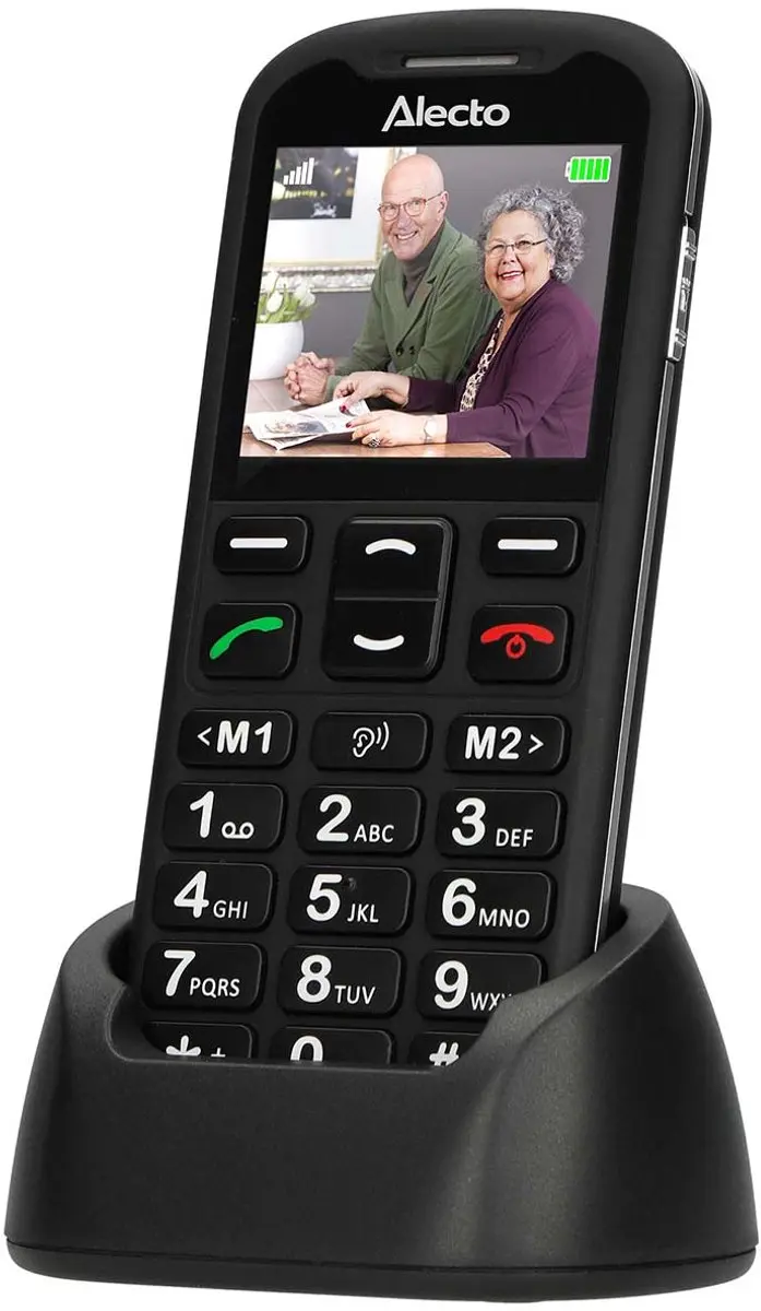 Alecto CM10 Senioren GSM - 4G - SOS-knop - Zwart