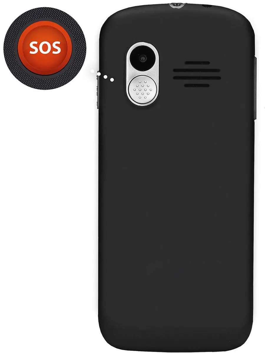 Alecto CM10 Senioren GSM - 4G - SOS-knop - Zwart
