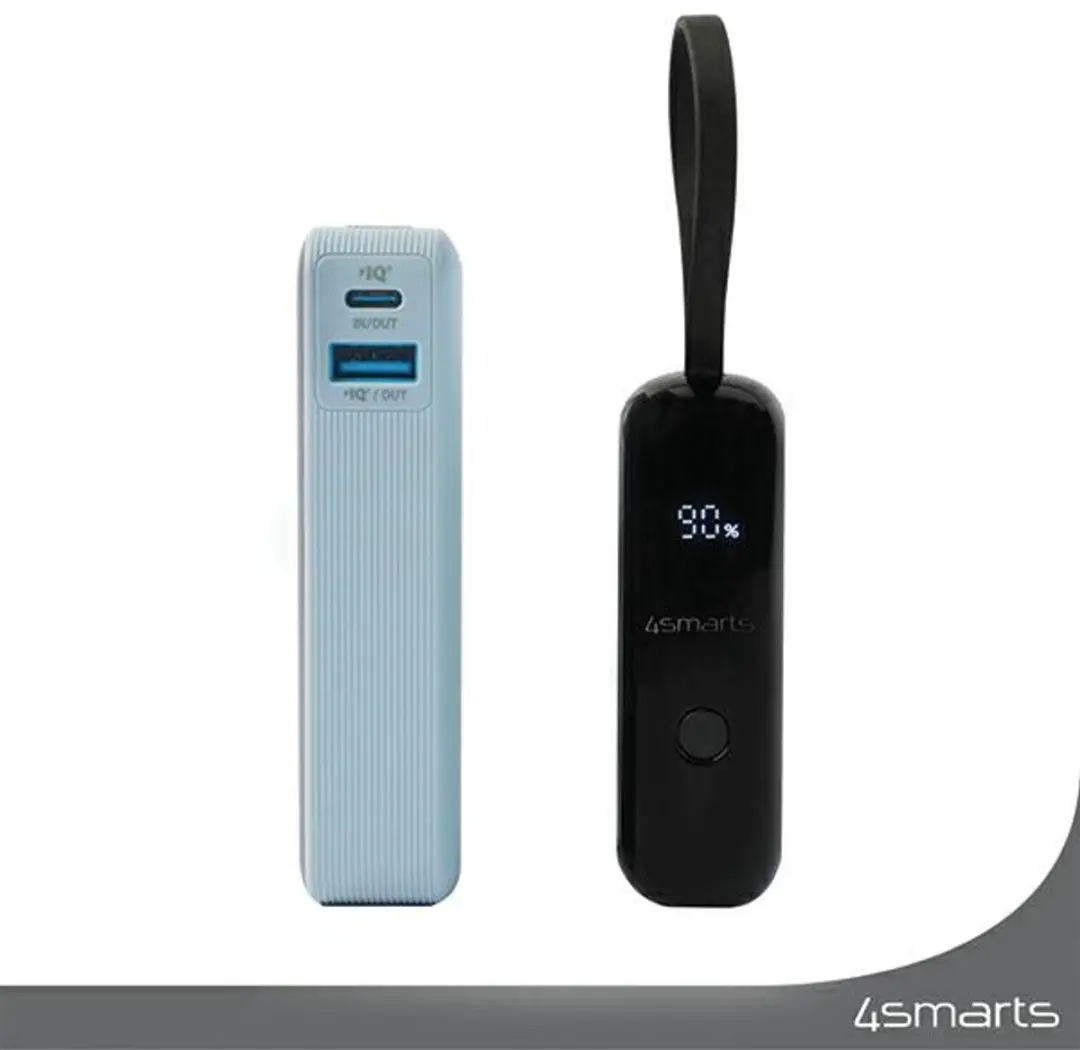 4Smarts Pocket 10.000mAh Powerbank 30W - Grijs