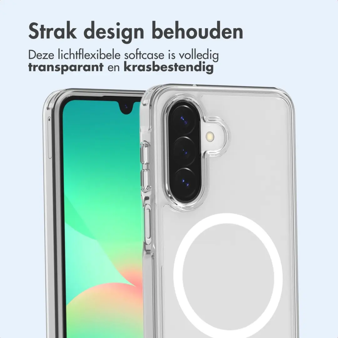 Imoshion Hoesje Samsung Galaxy A27 - Magnetische Ring - Transparant