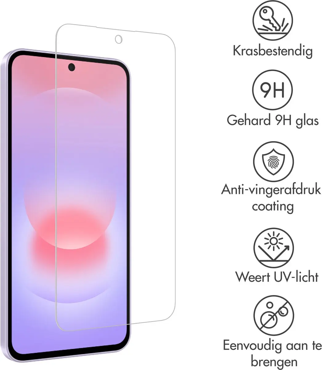 Accezz Screenprotector Samsung Galaxy A27 - Gehard Glas