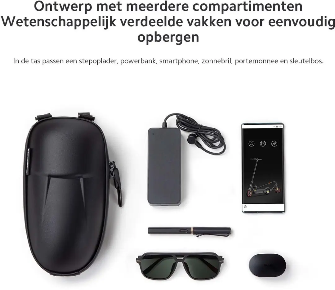 Xiaomi SNB01RM Draagtas Scooter - Zwart - 10 Pasjes