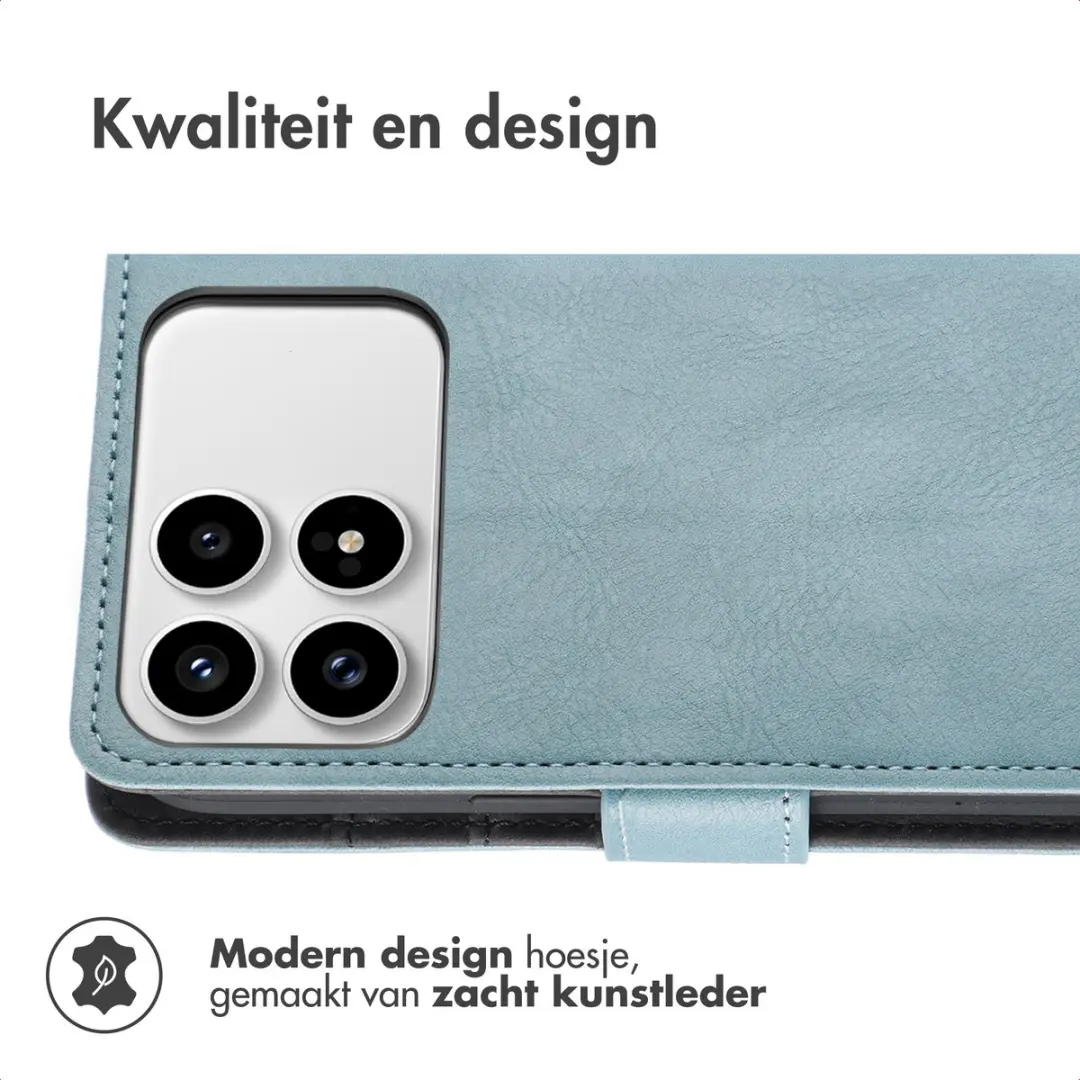 Imoshion Hoesje Xiaomi Poco F8 Pro 3 Stuks - Lichtblauw