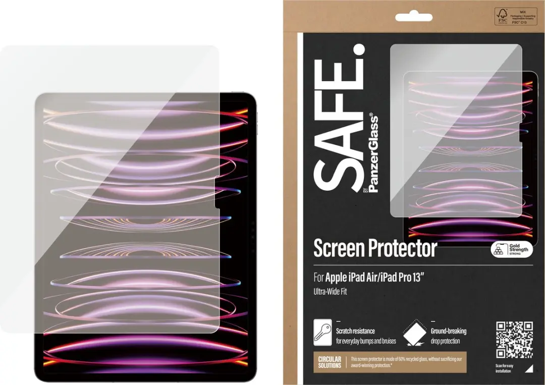 PanzerGlass PG-SAFE95859 Screen Protector - iPad Pro 13" Transparant