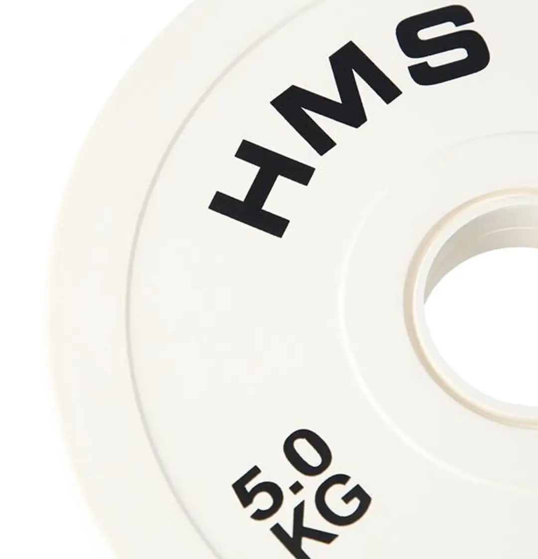 HMS CBRS50 Olympische Halterschijf 10kg - Staal/Rubber