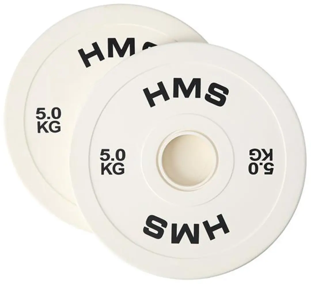 HMS CBRS50 Olympische Halterschijf 10kg - Staal/Rubber