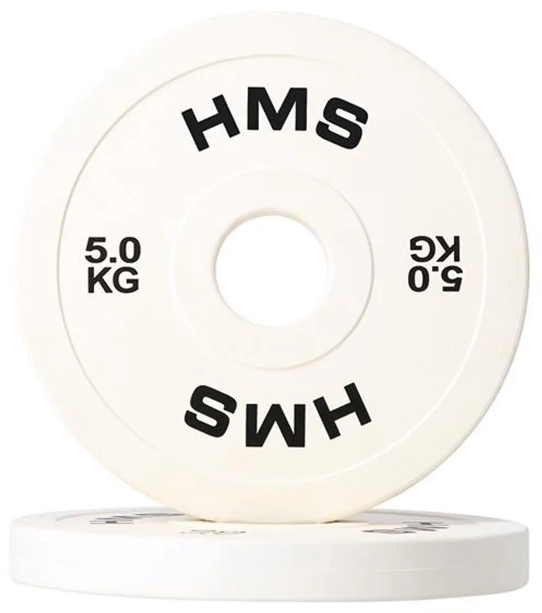 HMS CBRS50 Olympische Halterschijf 10kg - Staal/Rubber