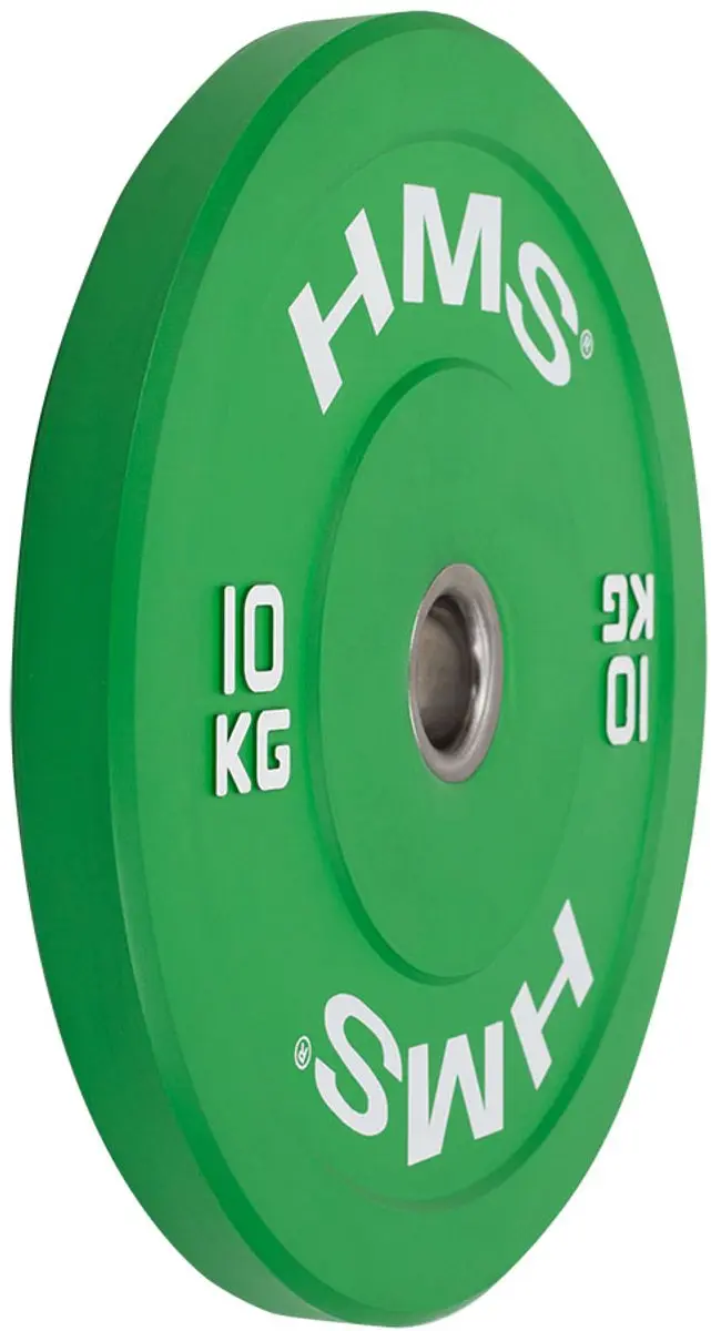 HMS CBR Olympische Bumper Schijf 10kg - Groen