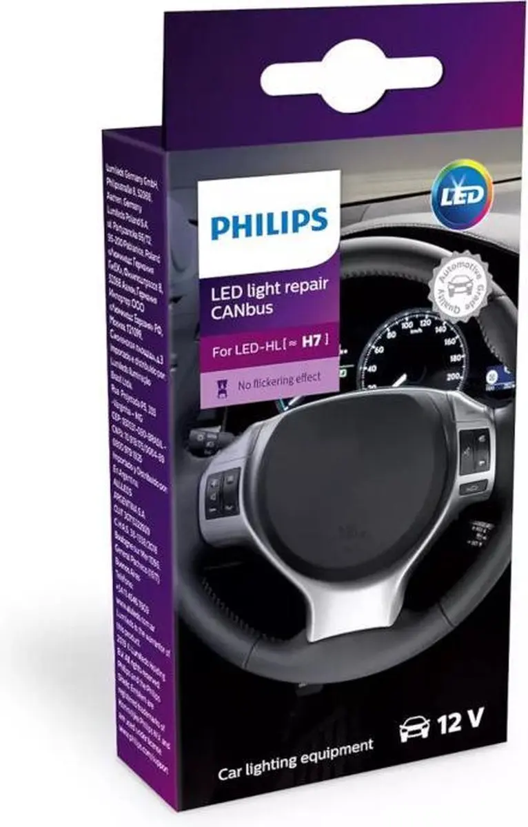 Philips LED Light Repair Canbus H7 18961C2 - 2 Stuks