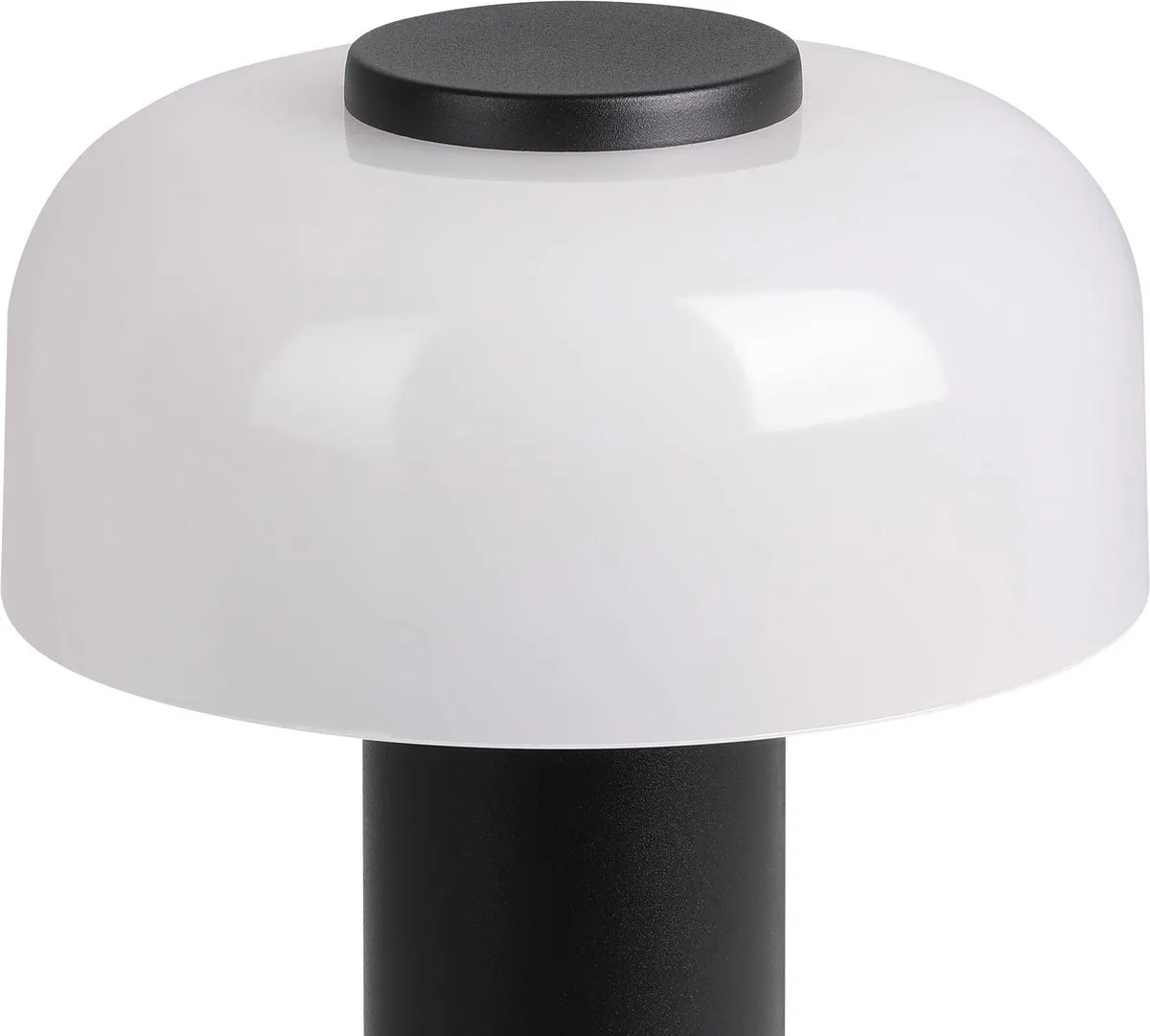 Eglo Ponente Tafellamp - 20cm - Zwart/Wit - Oplaadbaar - Instelbaar wit licht