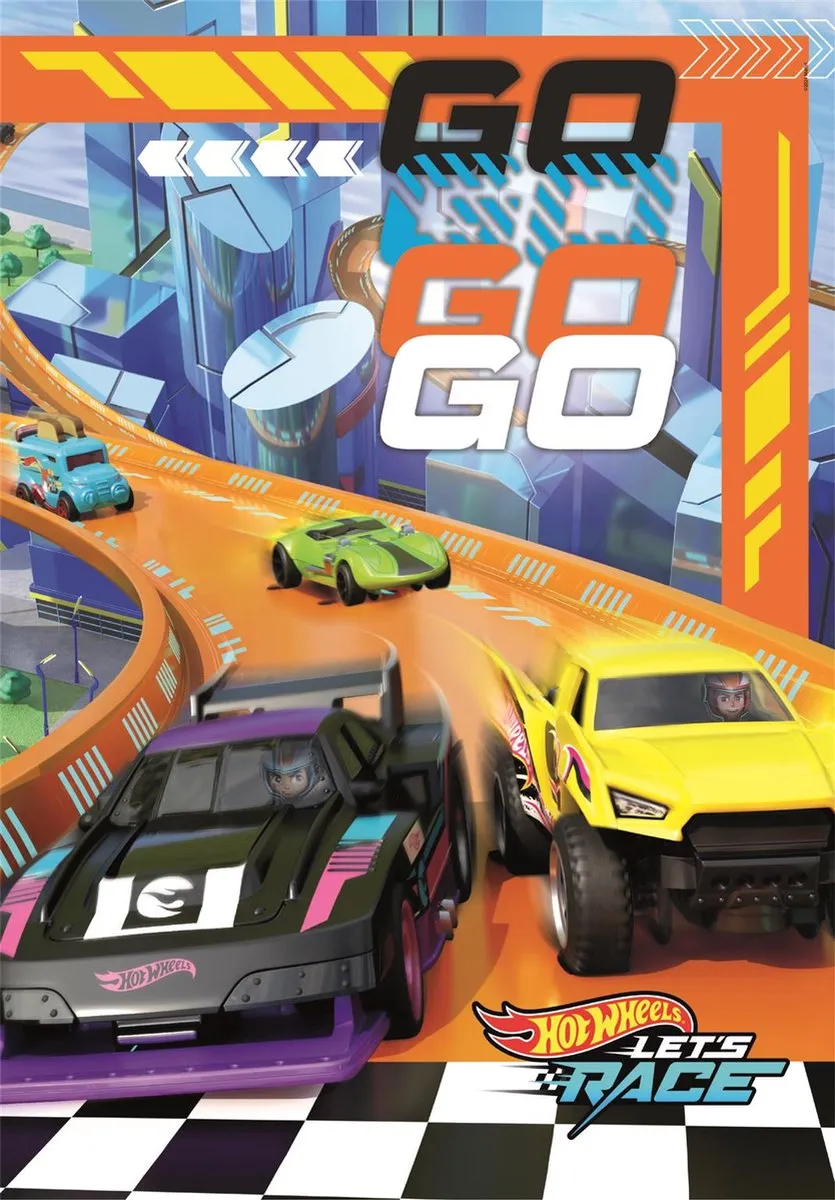 Clementoni Hot Wheels Kinderpuzzel 180 Stuks - Meerkleurig