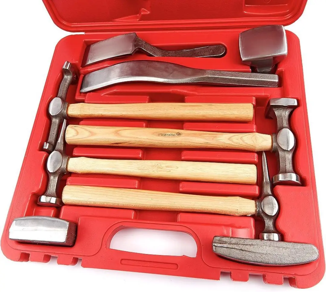 HBM machines 10-delige Hamer Uitdeukset Model 3 - Rood