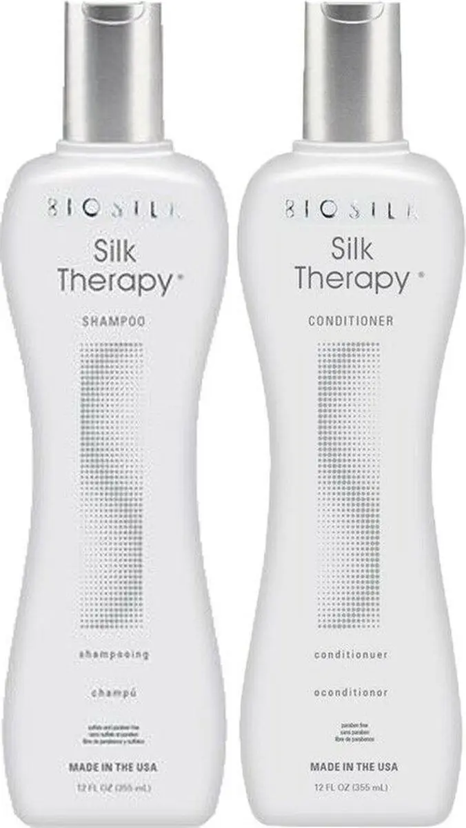 BIOSILK Silk Therapy Shampoo & Conditioner 2x355ml