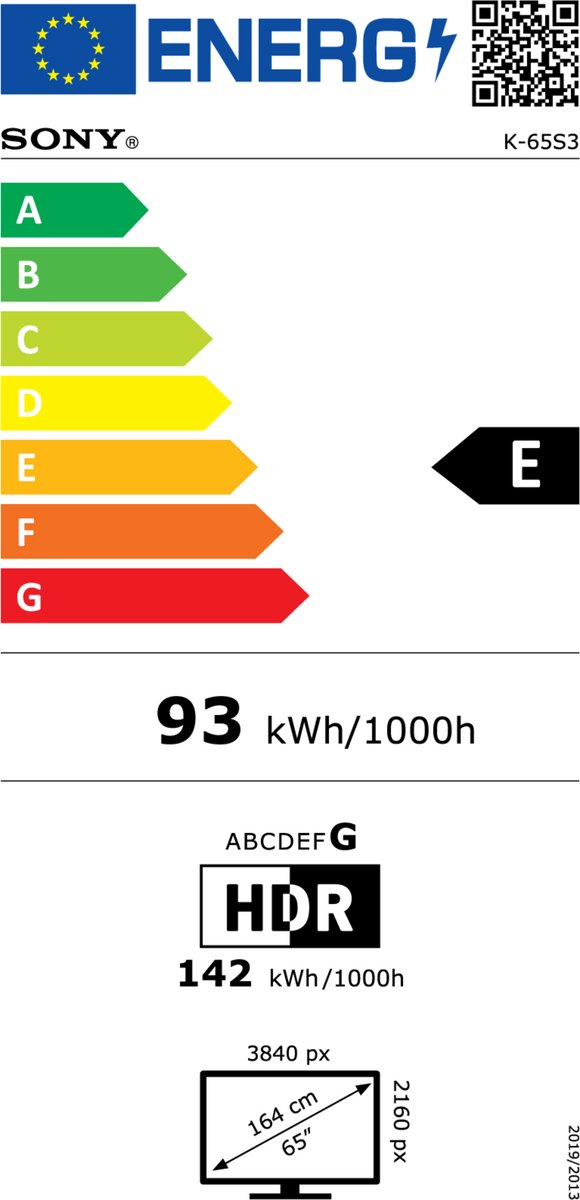 Sony Bravia 3 - 65 inch - 4K LED - 2025