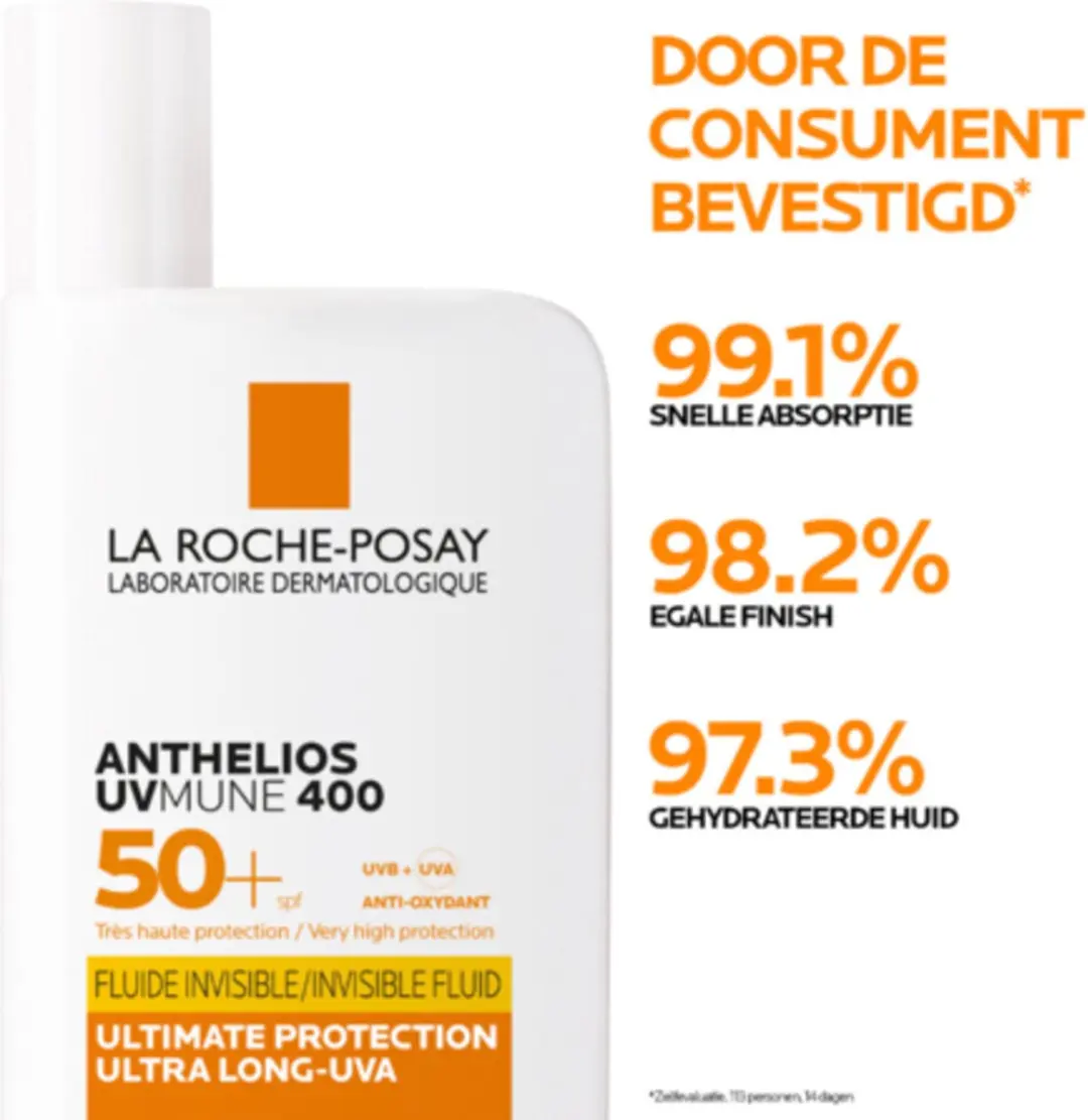 La Roche-Posay Anthelios Onzichtbare Fluïde SPF 50 - 150ml (3x50ml)