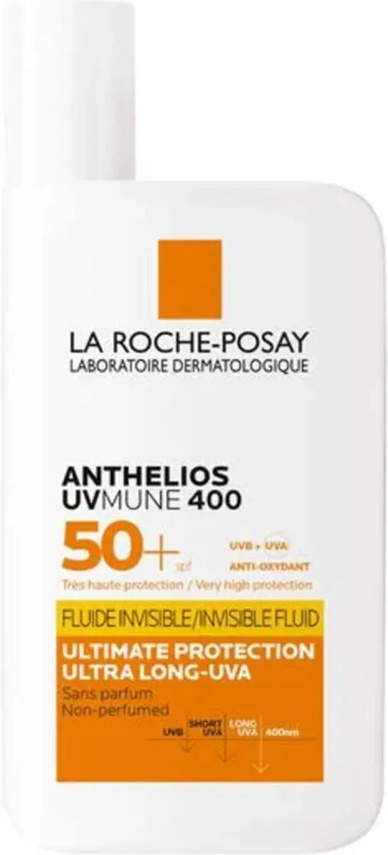 La Roche-Posay Anthelios Onzichtbare Fluïde SPF 50 - 150ml (3x50ml) - afbeelding 6 van 6