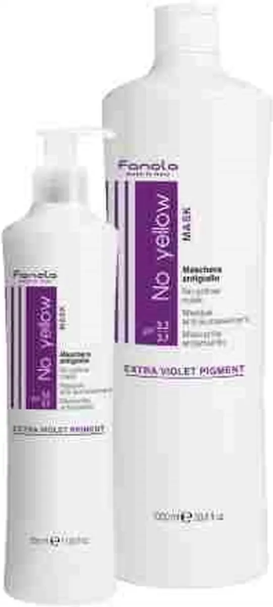 Fanola No Yellow Mask Haarmasker 1000ml - Gekleurd haar