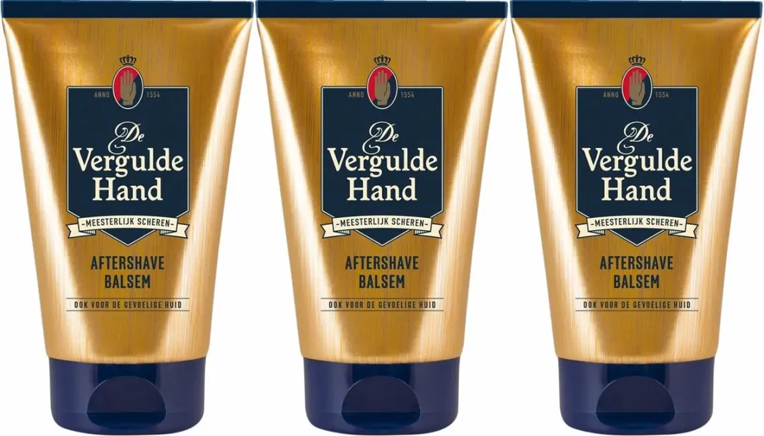 Vergulde Hand After Shave Balsem 3x100ml