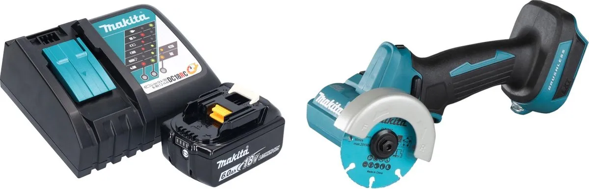 Makita DMC 300 RG1 Haakse Slijper 18V