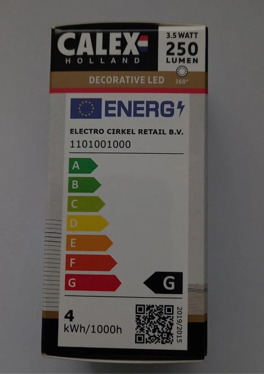Calex LED Kopspiegellamp 3,5W E14 2700K - 2 Stuks