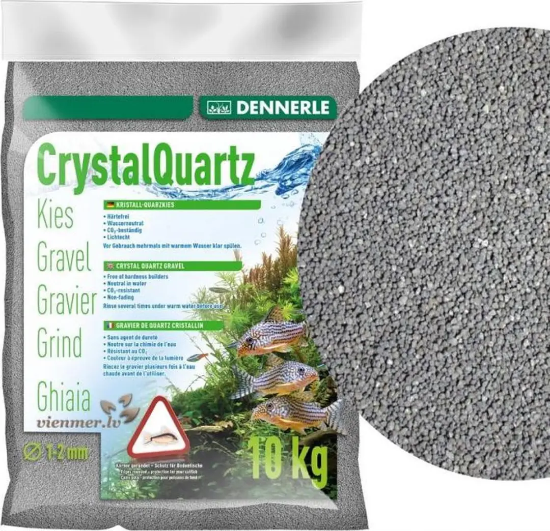 Dennerle Kristal Kwartsgrind Leigrijs 10kg