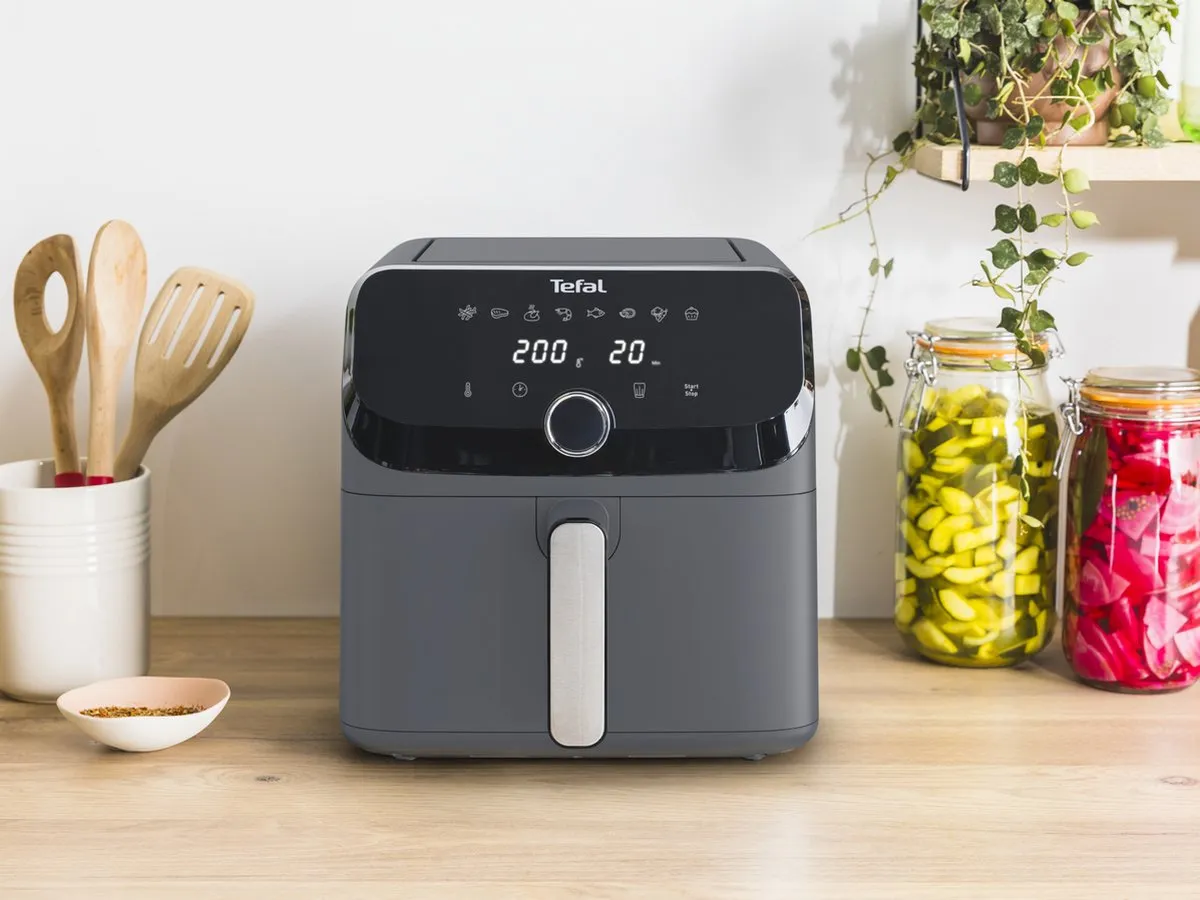 Tefal Easy Fry Mega EY855BE0 Airfryer 7,5L 1700W - Grijs