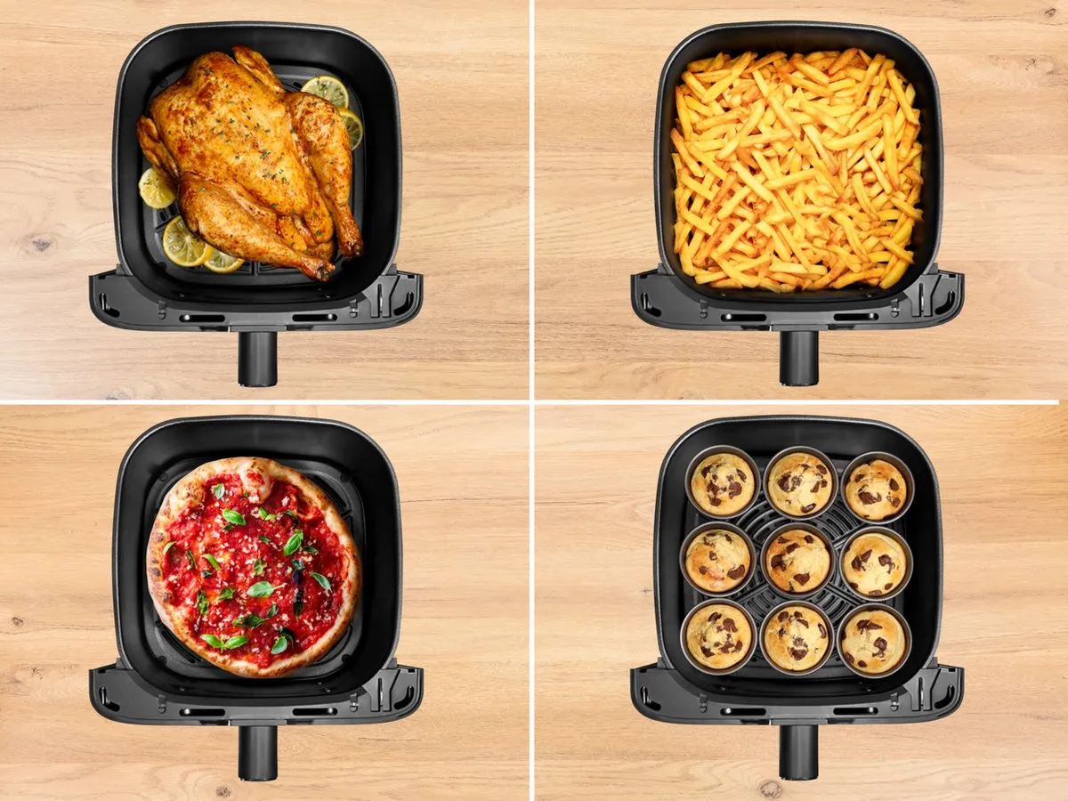 Tefal Easy Fry Mega EY855BE0 Airfryer 7,5L 1700W - Grijs