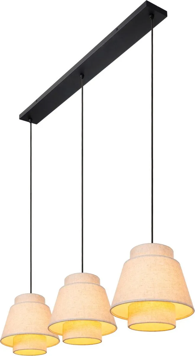 Lucide Tribute Hanglamp 3xE27 - Beige