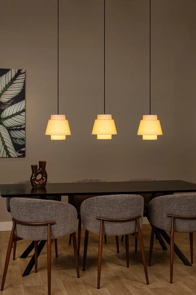 Lucide Tribute Hanglamp 3xE27 - Beige