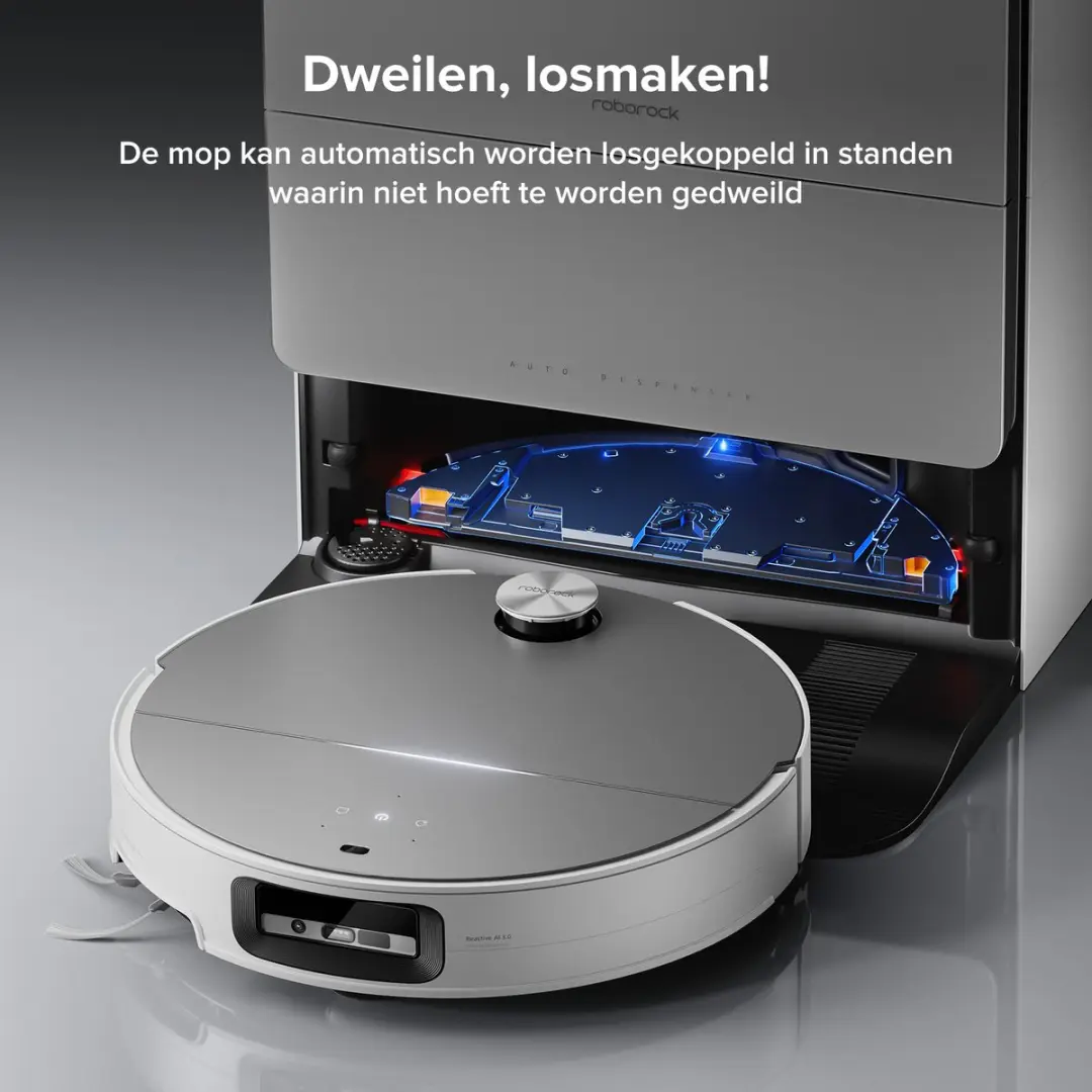 Roborock Saros 10 Robotstofzuiger - 22000Pa Wit