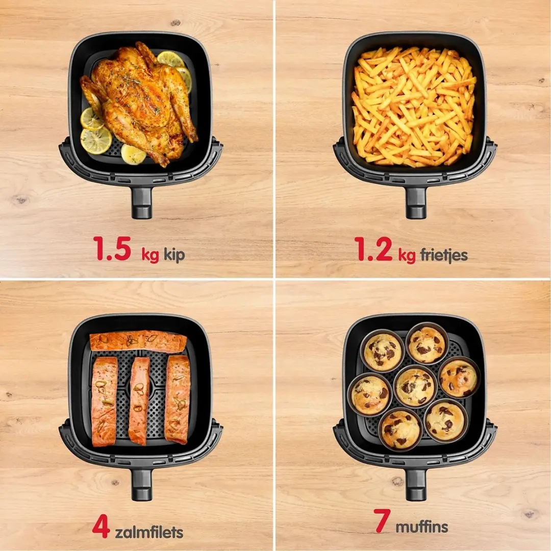 Moulinex Easy Fry Max EZ24ELF0 Airfryer 1500W - Zwart