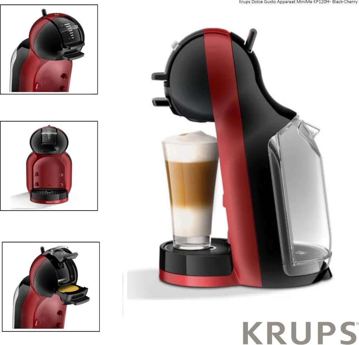 Krups NESCAFÉ Dolce Gusto MiniMe KP120H10 Koffiecupmachine - Rood - afbeelding 6 van 6